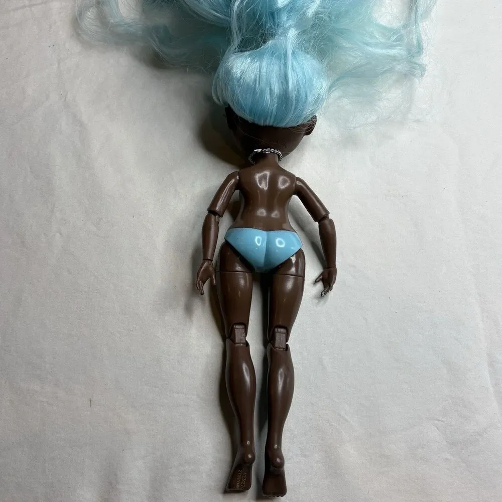 Rainbow High Slumber Party Robin Sterling Blue Hair Nude Doll Good Condition